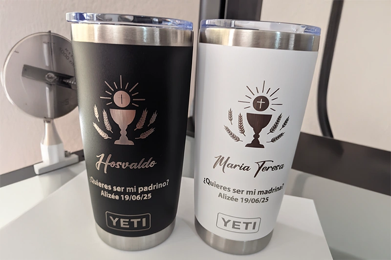 Grabado en termos para eventos sociales grabdo laser termos leon guanajuato